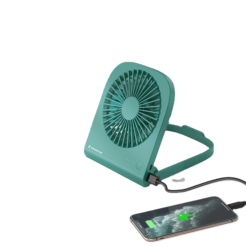 usb rechargeable mini table fan power banks fans