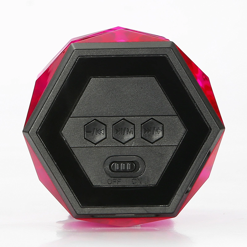 Promotional Crystal Diamond Mini Wireless Bluetooth Led Speaker