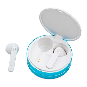 in ear earphones mini round shape portable stereo tws headpsets 5.0