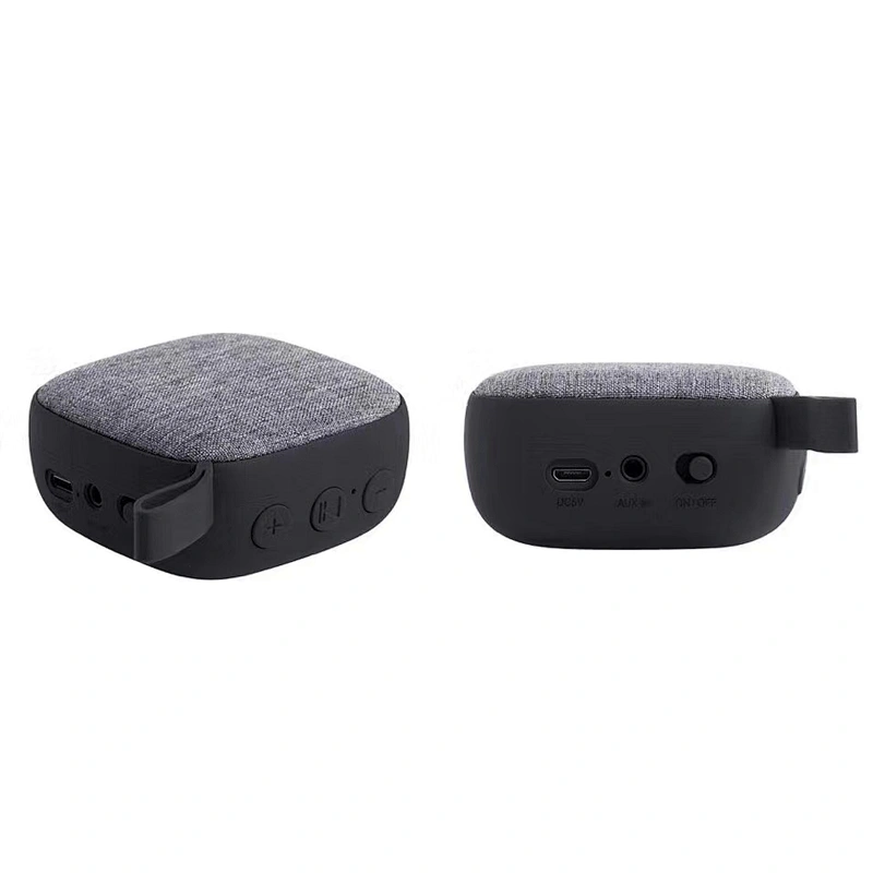 OEM customized outdoor sports computer subwoofer blue tooth full printing portable bluetooth mini square fabric bt speaker