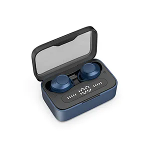 New BT5.0 LED Mini In Ear Wireless Earbuds TWS