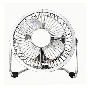 180 Degrees Rotation Rechargeable Small Desk Fan with USB Cable