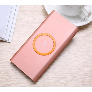 Portable 10000mah Power Bank Fast Charging QI Wireless Charger