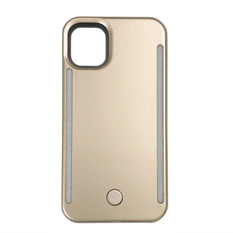 KINGSTAR  For iPhone 11 Max/PRO/XS/XS Max/XR/ 6/7/8 Plus TPU pc shockproof light Selfie LED Illuminated phone cover