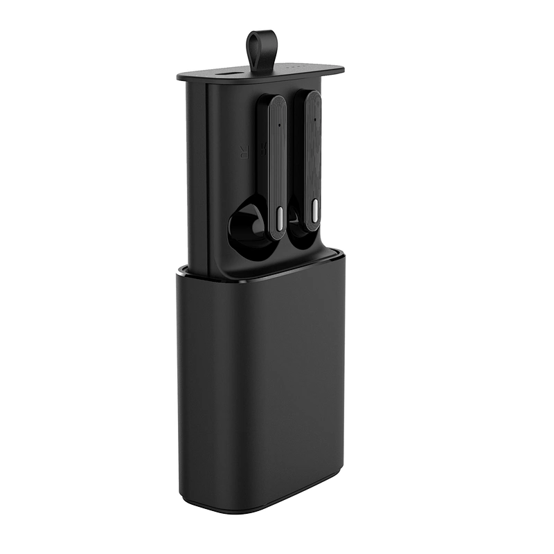 oem logo free sample wireless headphone 5.0 tws earbuds with power bank