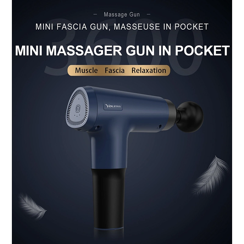 Private label 2020 YOUMAY Fascia Vibration Portable Deep Tissue Custom Muscle Massage Gun Body Massage Equipment