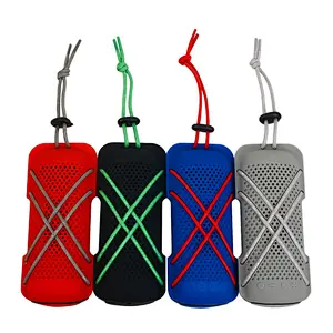 OEM outdoor Wireless multi function IPX5 Portable led dustproof waterproof wireless charger silicon 3 in 1speaker