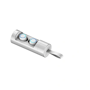 K013 Mini Cylinder Invisible in Ear True Wireless TWS Earbuds Auto Connected Rotating Aluminum Alloy Bluetooth Earphones