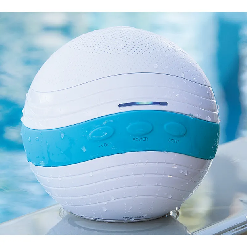 Wholesale Round Shower Swimming Pool Portable Mini Music Player Wireless Waterproof Bluetooth Floating Ball Speaker