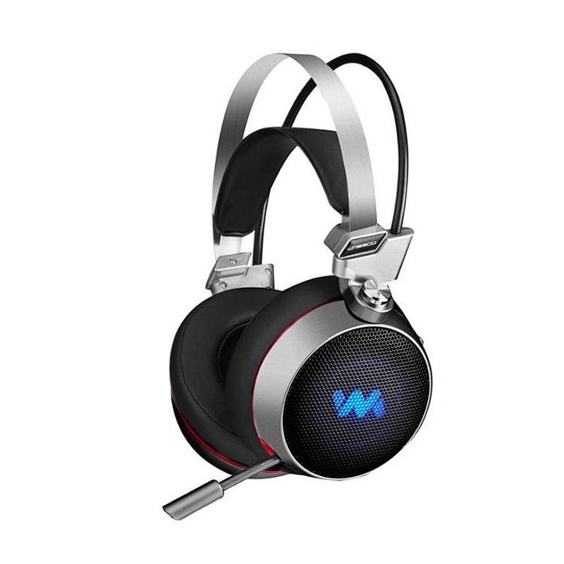 Promotion Gifts Sport Stereo Headphone Wired Music Microphone LED Super Bass Gaming Headset
