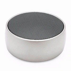Promotion gift stereo handsfree subwoofer outdoor sports computer media player Mini portable round shape wireless speaker