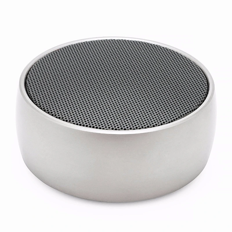 Promotion gift stereo handsfree subwoofer outdoor sports computer media player Mini portable round shape wireless speaker