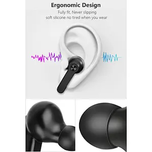 Wireless Headphones Auto-Pair Fast Charging Case Running Sports Headset