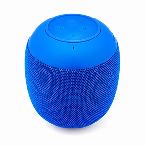 Wholesale customize logo handsfree car cylinder portable round fabric wireless speaker