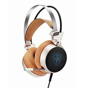 New 3.5mm Jack USB Over-ear Stretchable Led Gaming Headset