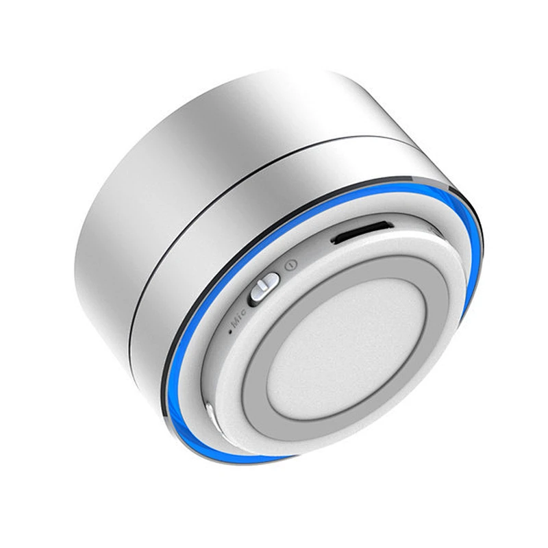 Factory Wholesale Speaker Customized Microphone Power Xiaomi Mini Round Wireless Bluetooth Speaker for i11 i12