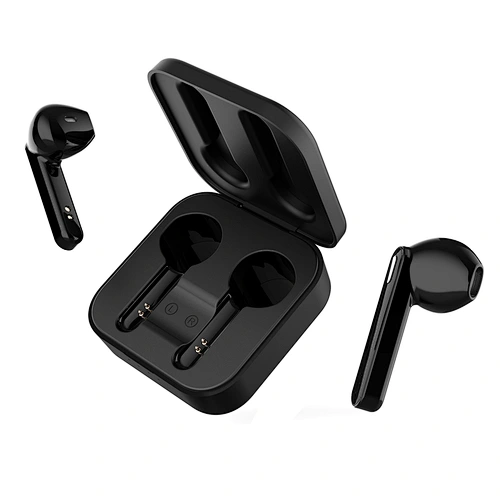 Wholesale Cube Charging Case Headphone Microphone Blue Tooth Portable Mini Twins Wireless Earbuds