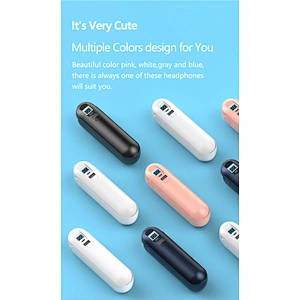 3 blocks No noise 2 in 1 Portable Mini USB handle Bladeless Fans