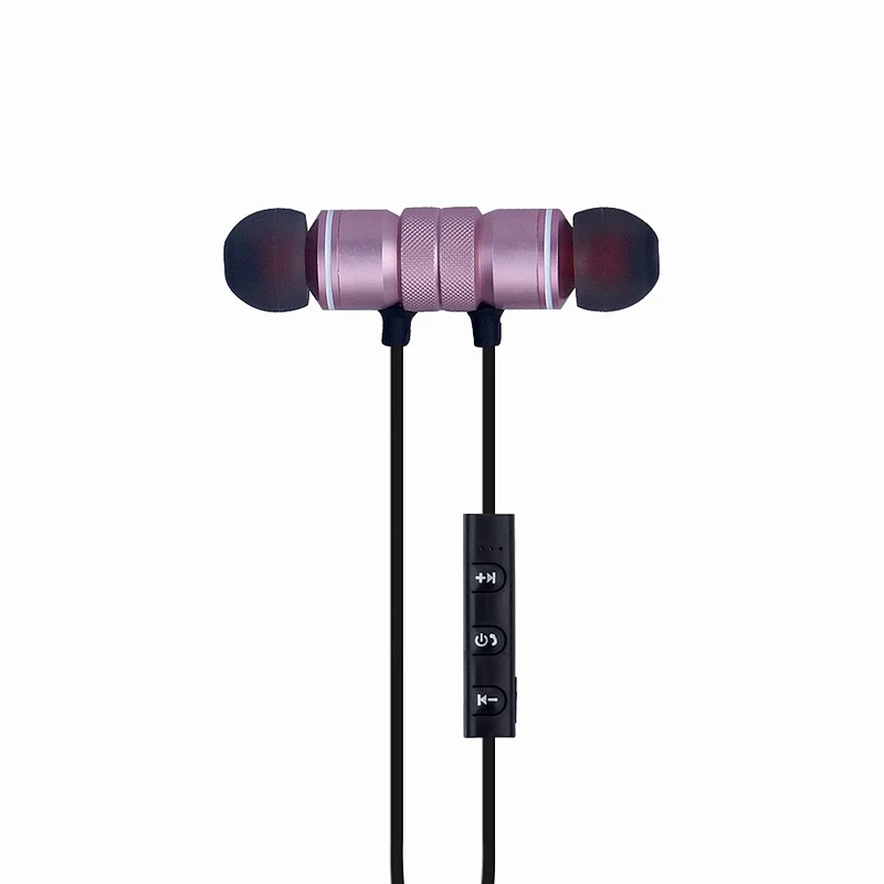 Sports Bluetooth Earphones Mini Stereo Magnetic Wireless Neckband Headphone