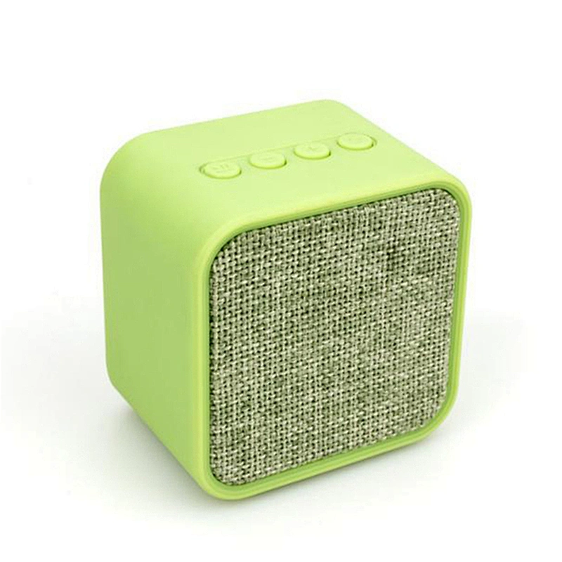Popular Mini 3W Woven Fabric Canvas Cloth Cover Wireless Speaker
