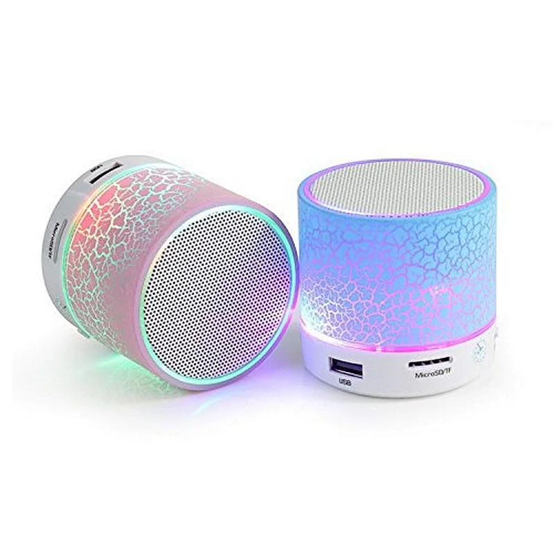 Portable LED Bluetooth Mini Crack Speaker