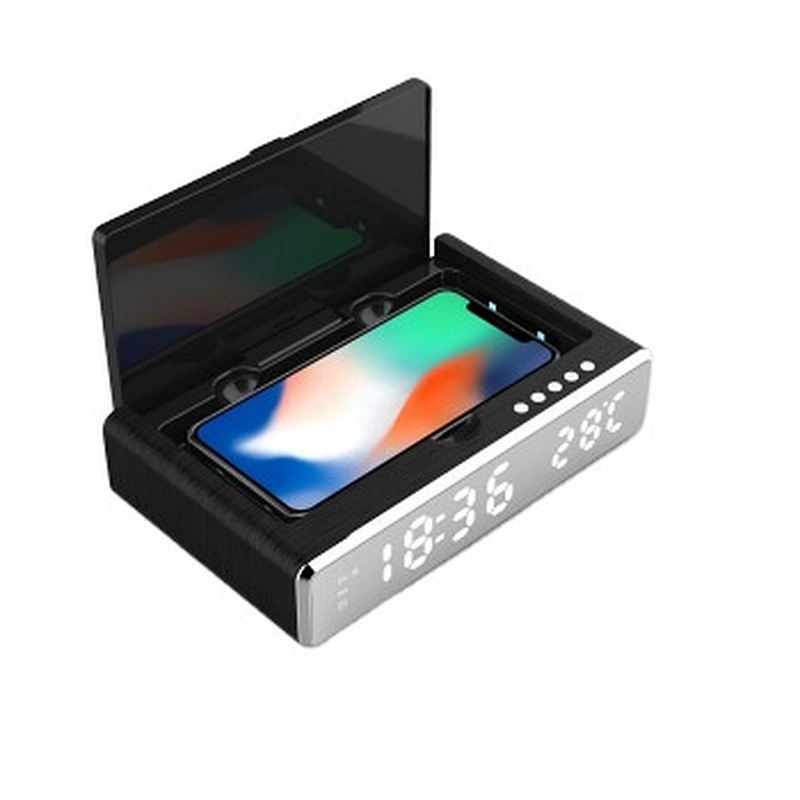 Alarm Clock Sterilizer Box Wireless Charging UV Disinfection Box