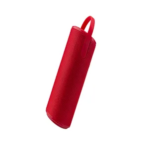 cylinder wireless deep bass mini portable cloth handle speaker