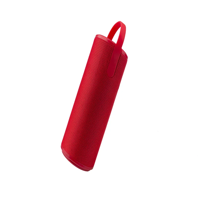 cylinder wireless deep bass mini portable cloth handle speaker