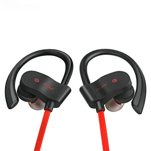 In-ear Noise Cancelling Sweatproof Exercise  3.5mm Jack Ear Hook Stereo Wireless Earhook  Bluetooth Waterproof Sports Earphones