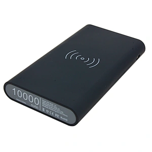 10000mAh Mini QI LED Wireless Phone Charger Power Bank