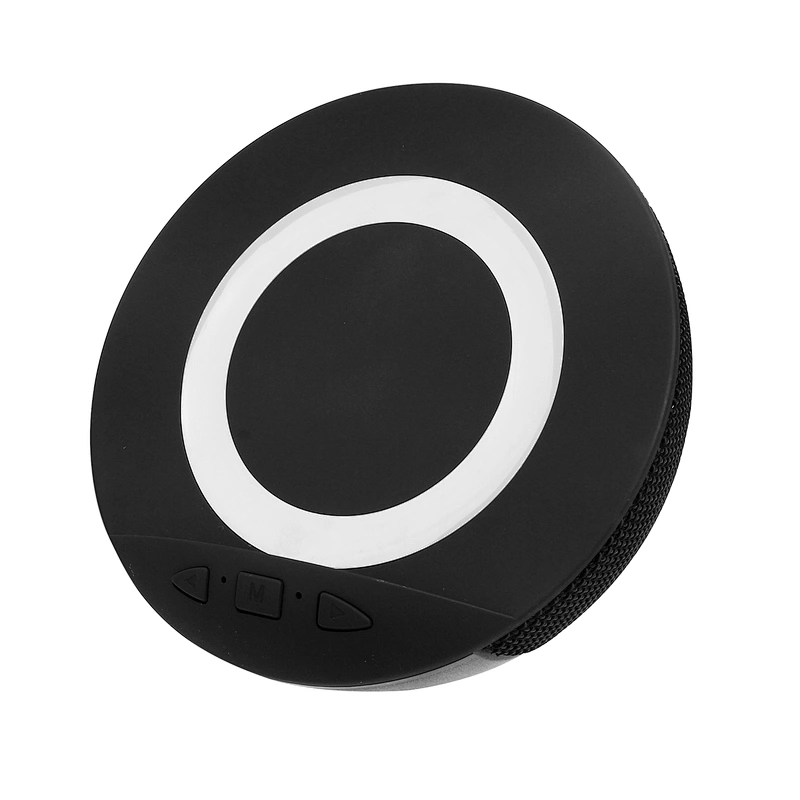 OEM Round Bluetooth Fabric Speaker Wireless Charger