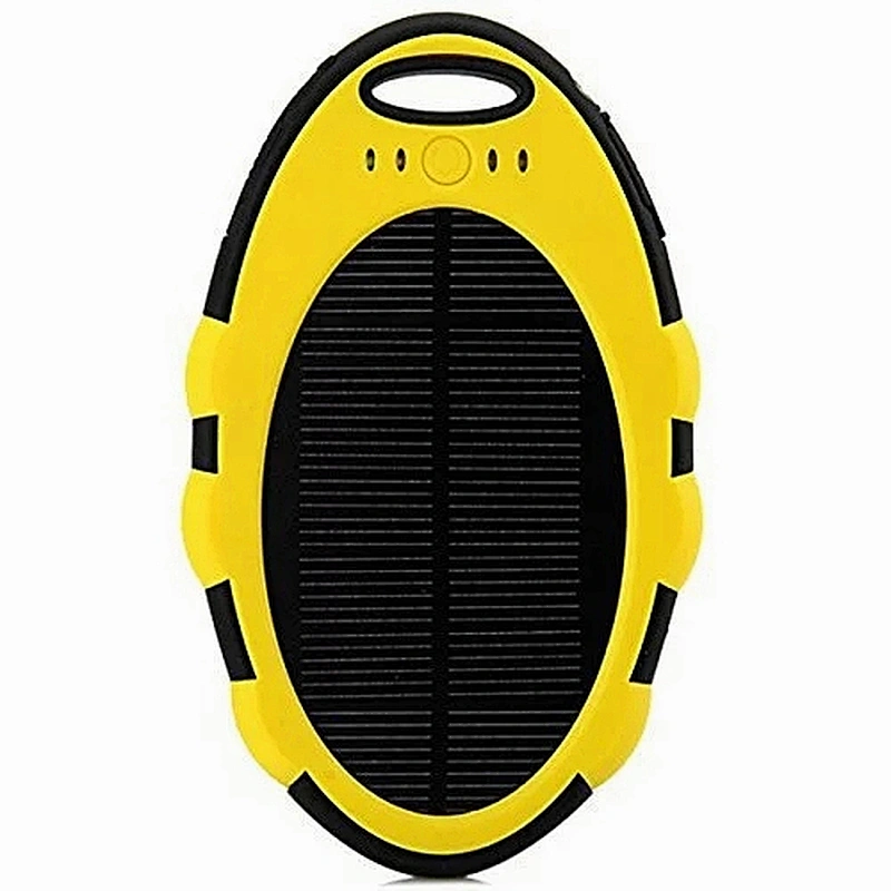 Charger 5000mah Waterproof powerbank keychain Dual USB Ports Solar Power banks 5000mah USB