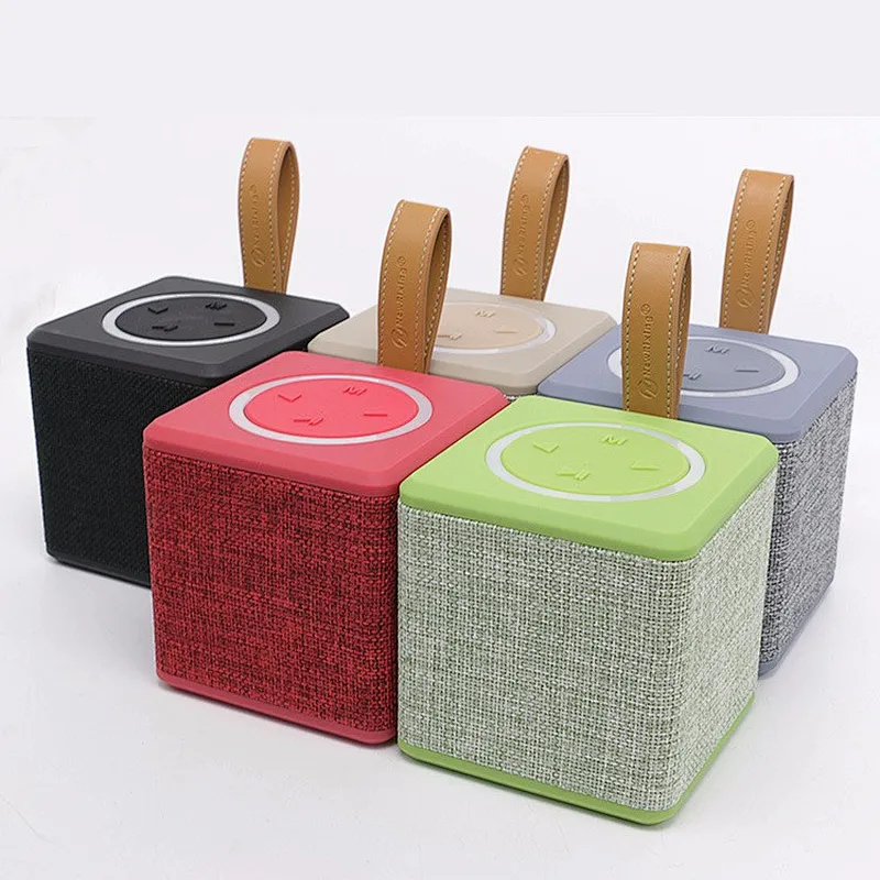 Promotion Gift FM Radio 5W Mini Fabric Wireless Speaker