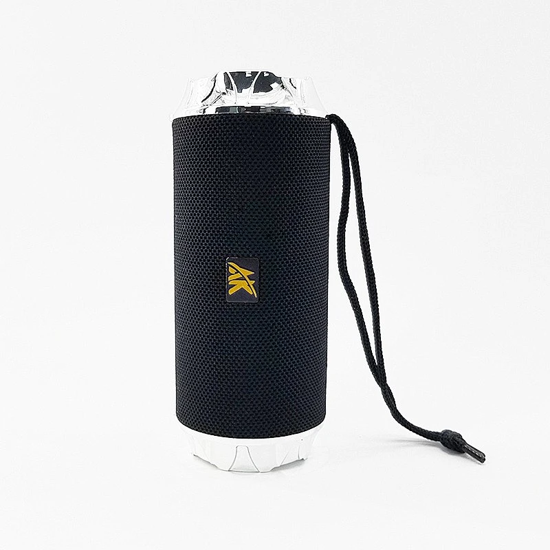 Outdoor Wireless Rechargeable Mesh Waterproof Cylinder Flashlight Bluetooth Speaker