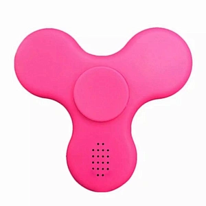 Portable Stereo Music Player Spinner Flashing Led Wireless Speaker