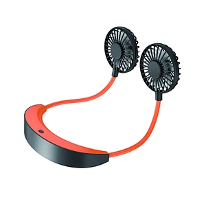 Sports Home Travel Summer Cooling rechargeable Neck Hanging Hands Free Neckband Fan