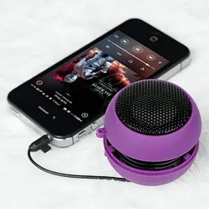 Round Small USB Portable Music Player Vibration Round Spherical Bluetooth BT Foldable Hamburger Mini Wireless Speaker