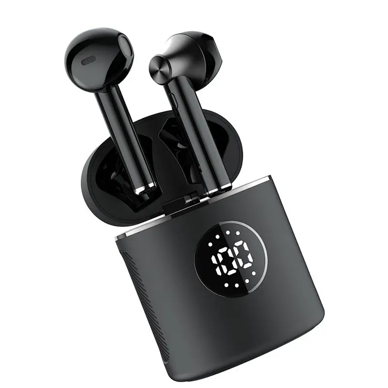 TWS Wireless Earphone 5.0 lcd display Headphones Touch Control Earbuds Wireless Headset