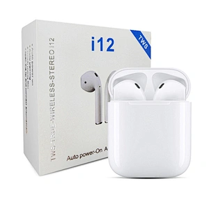 BT5.0 Mini Touch Headphone & Earphone Wireless i12 TWS