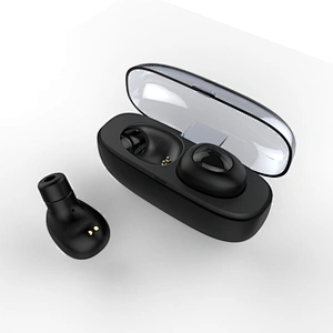 true wireless earbuds TWS 5.0 stereo sound earphone with charging box
