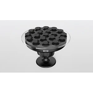 custom logo Universal mobile phone  suction Anti-slip Portable QI  Cupula Car mount Wireless Charger