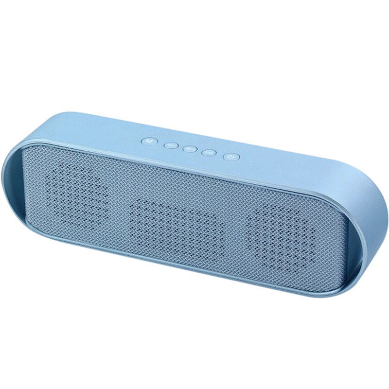 Mesh Aluminum Alloy Stereo Subwoofer Deep Bass Mini Microphone Metal Wireless Laptop Bluetooth Speakers