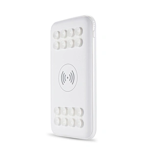 With Suction Cup Antislip 8000mah Qi Wireless Charger Power Bank