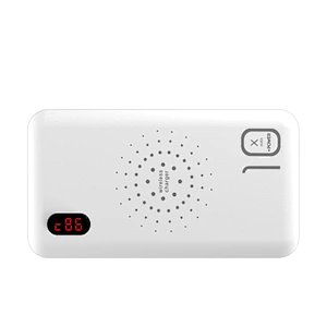 custom logo digital LED display Qi Wireless 3 cables Charger PowerBank  8000mah