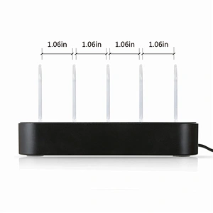 Fast Charge Docking Station 4 Port USB Charger