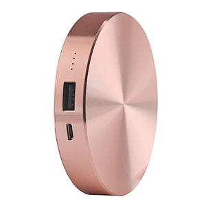Round Metal Fast Charge 6000mAh Power Bank