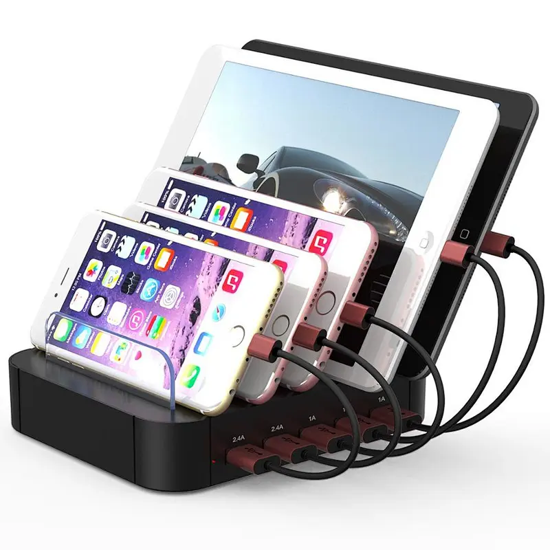 Hot Sale Mobile Phone Pad Universal USB Hub 5 Ports USB Station