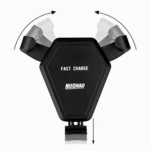 For Samsung 10W Quick Charge 360 Degree Rotate Wireless Car Charger