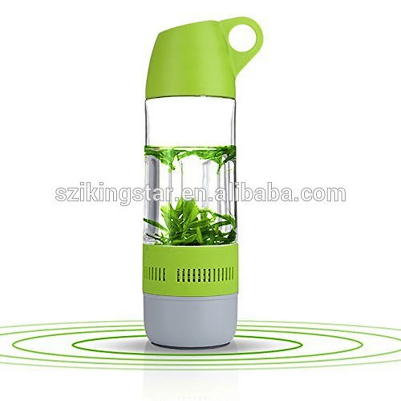 TF card music player waterproof wireless music 400ml bottle speaker