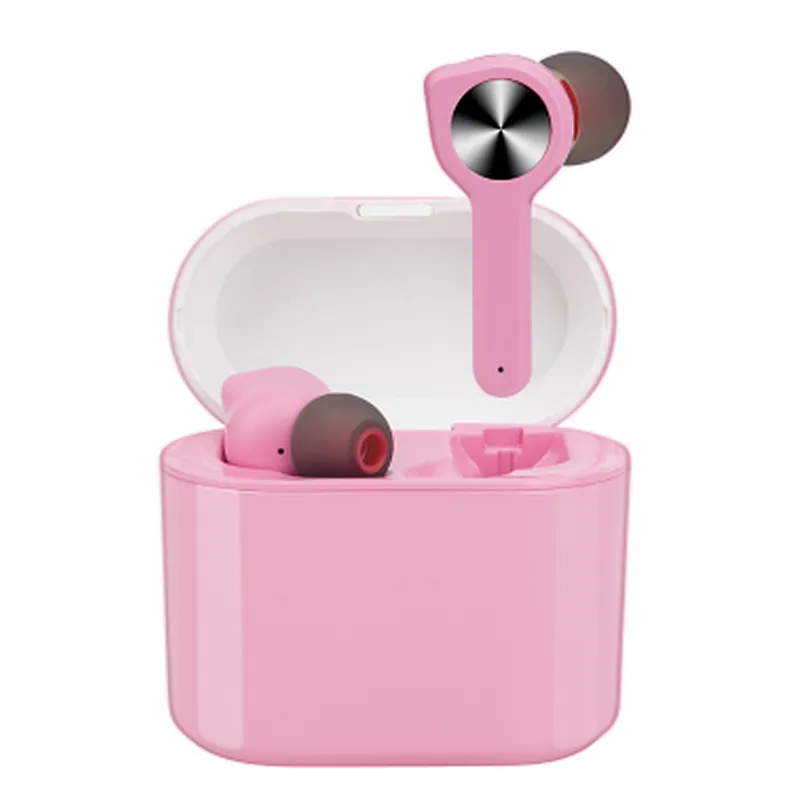 Promotion Sport 5.0 BT Magnetic Charging Case Touch Control Mini Headphones Pull Wireless Earphone